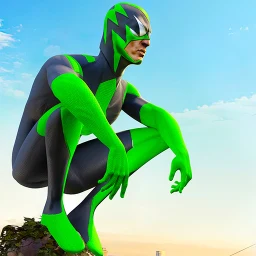 Ícone de Rope Frog Ninja Hero Car Vegas